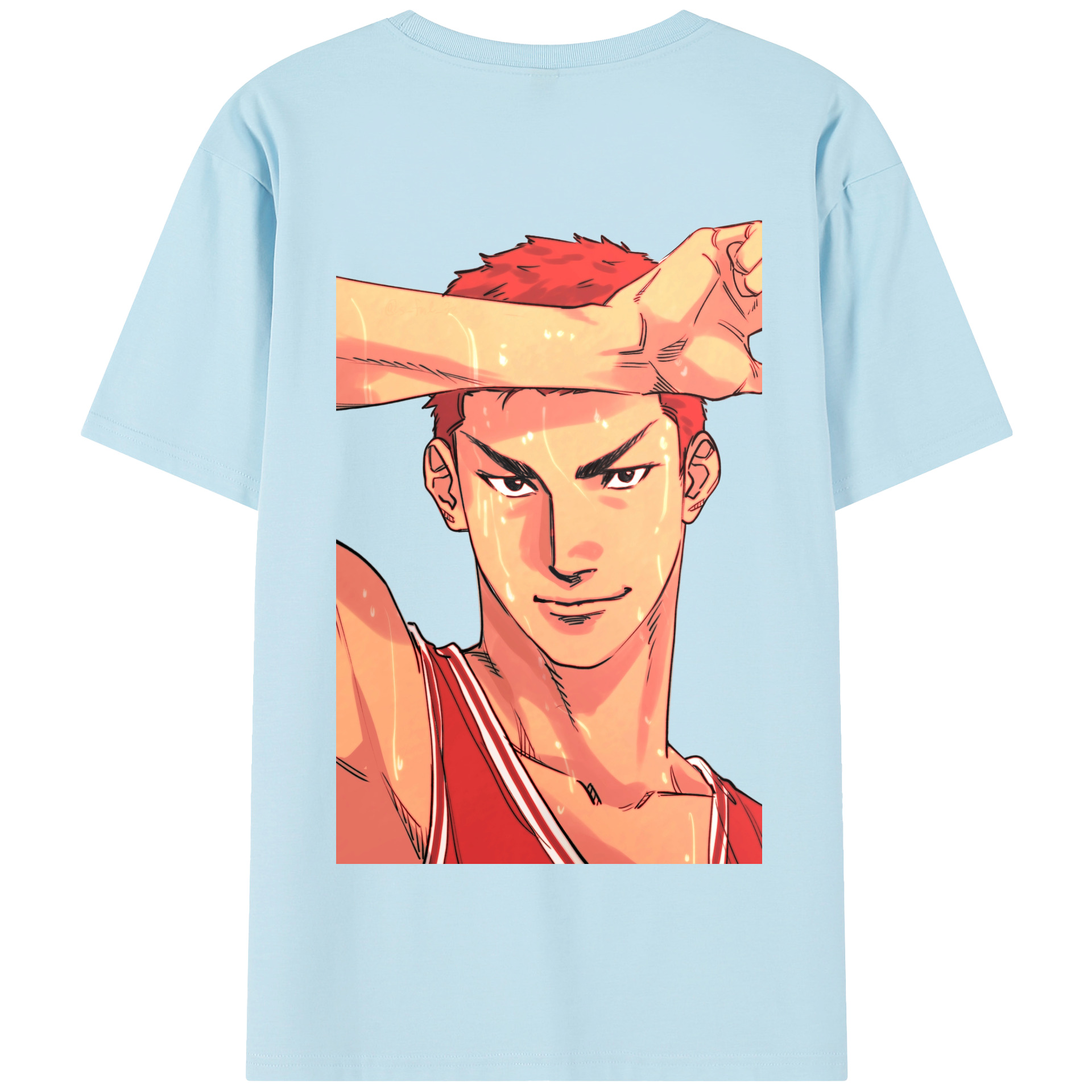 SLAM DUNK／スラムダンク 綿100％半袖Tシャツ（背面プリント）